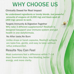 WGYPEU Ovela oregano oil label emphasizes non-GMO and gluten-free quality