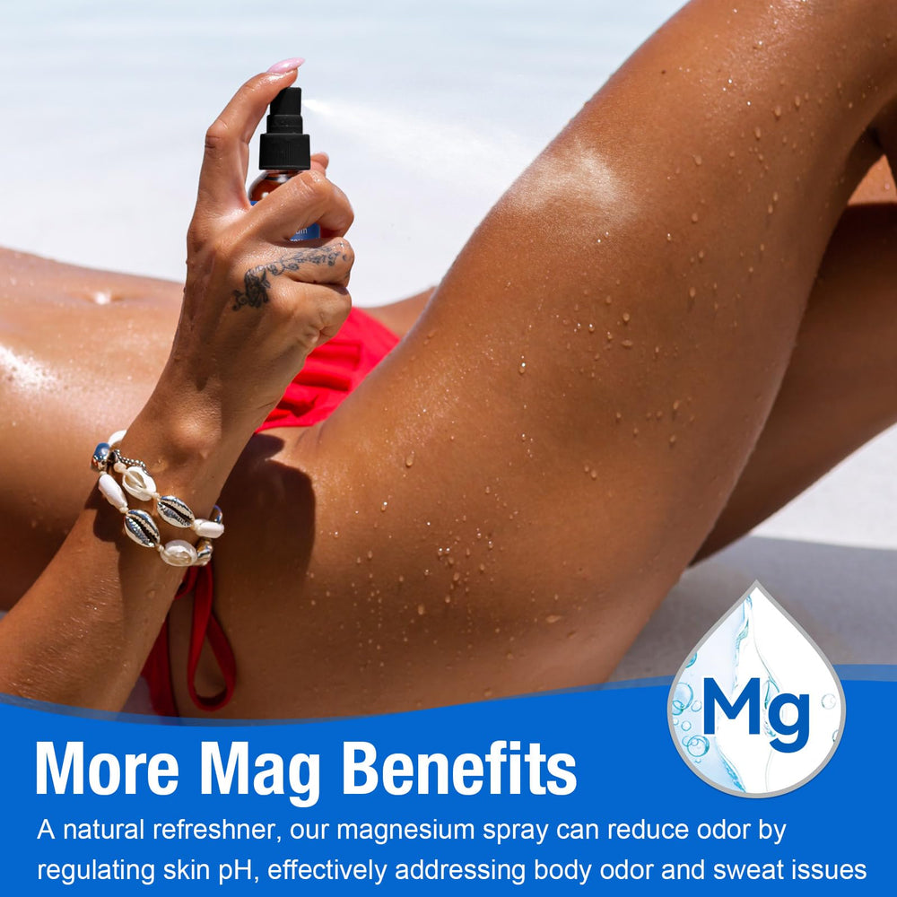 Foot-friendly magnesium spray suitable for daily use at home