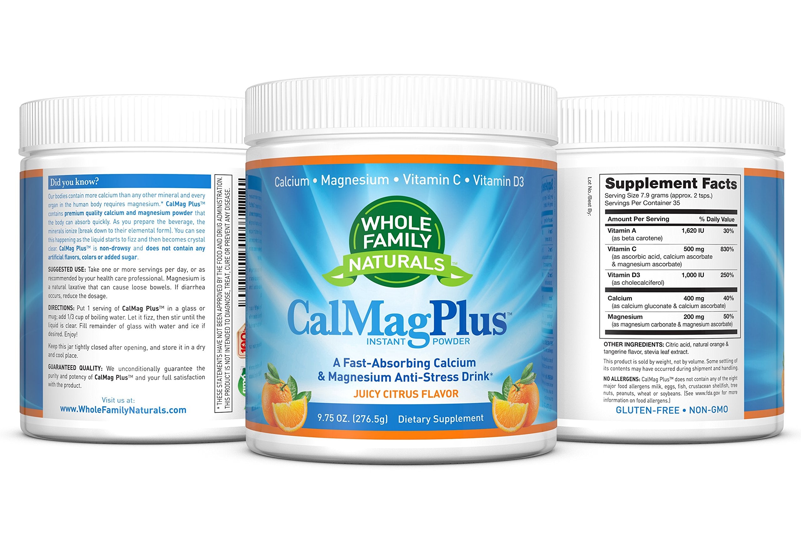 Nighttime ritual with CalMag Plus added to tea or hot water.
