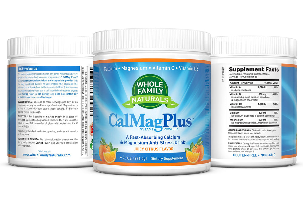 Nighttime ritual with CalMag Plus added to tea or hot water.