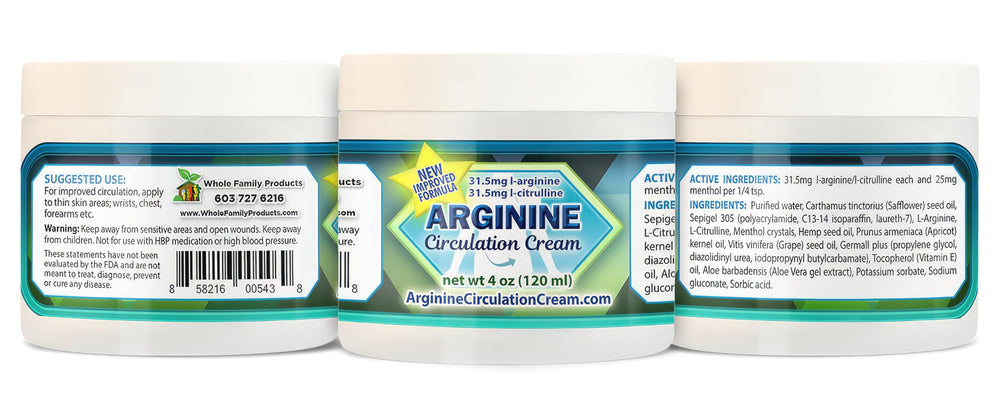 Whole Family cream applied to legs and arms for skin comfort.