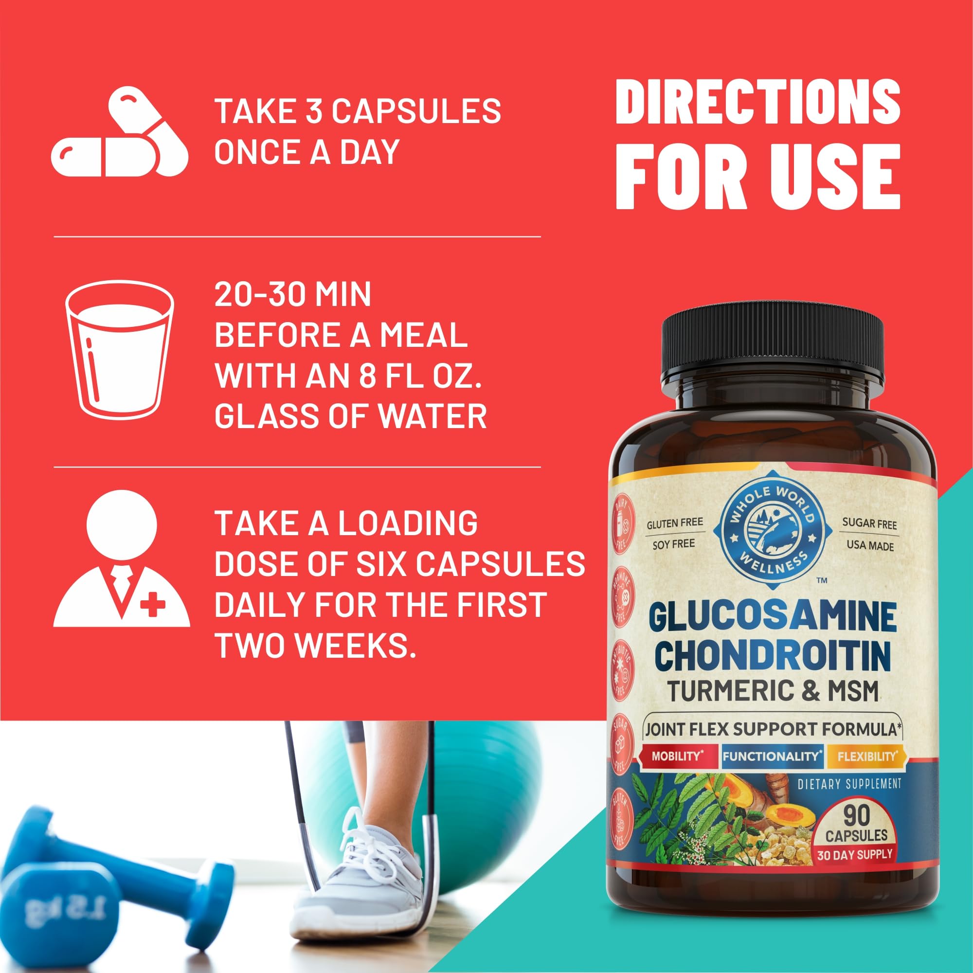 Whole World Wellness quercetin bromelain ingredients for balanced daily support