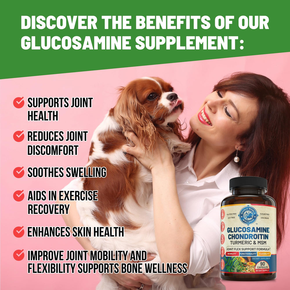 Whole World Wellness turmeric boswellia glucosamine ingredients highlight joint support