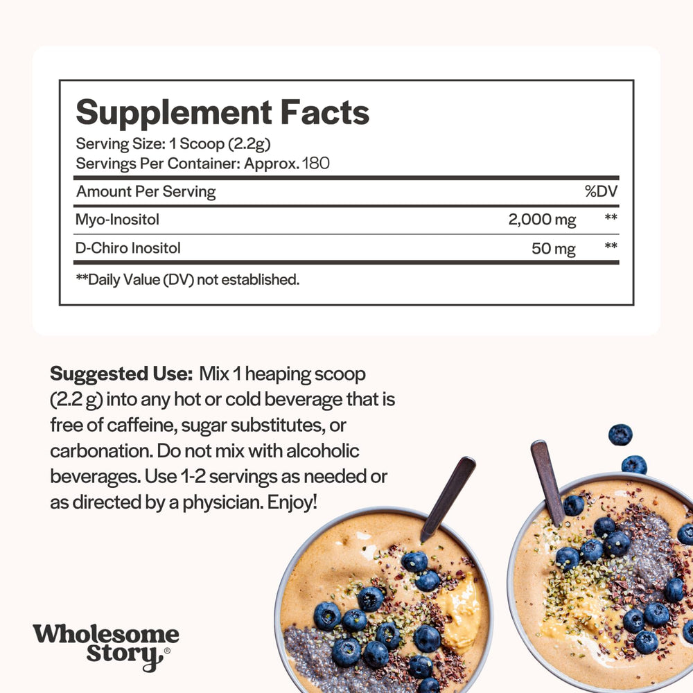 Wholesome Story 40-1 ratio graphic—balanced blend for potential hormonal balance