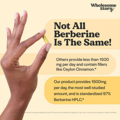 Wholesome Story Berberine plant-based ingredients from barberry.