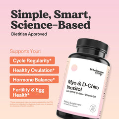 Wholesome Story capsules close-up showing vegan capsules for hormone health.