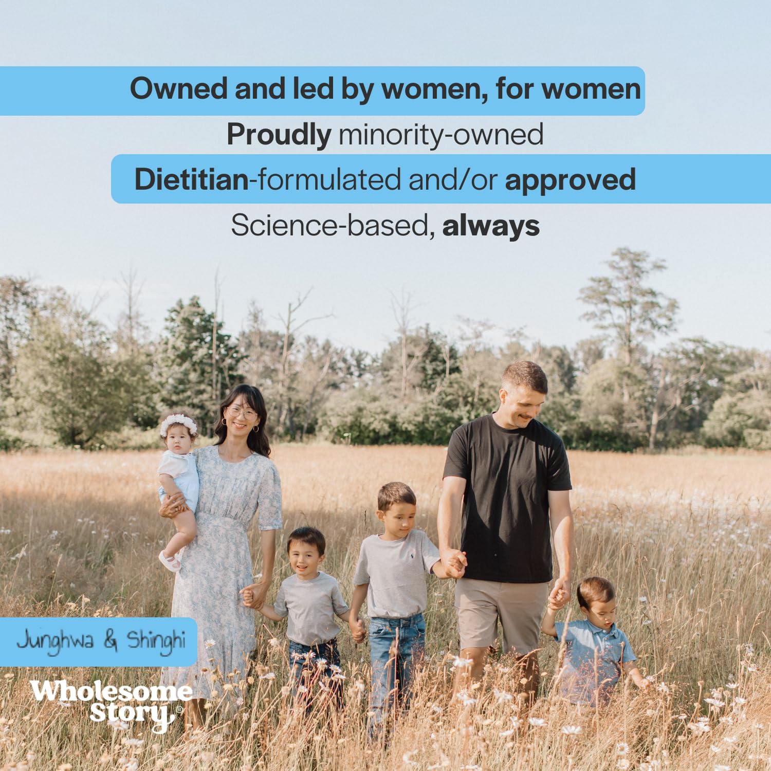 Wholesome Story daily-use-kit on display hints consistent immune and reproductive support.