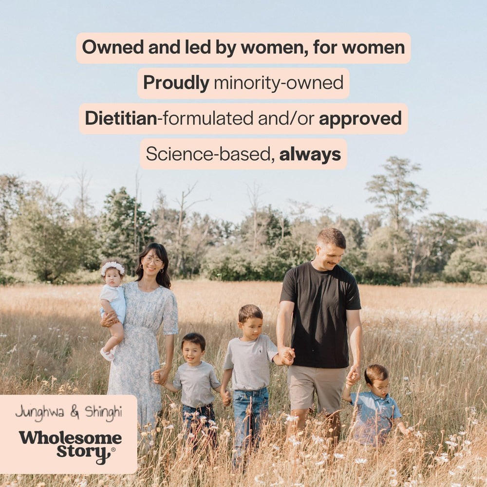Wholesome Story family-owned brand ethos close-up conveying trust