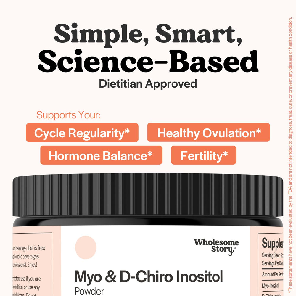 Wholesome Story powder measuring scoop enables precise daily servings.