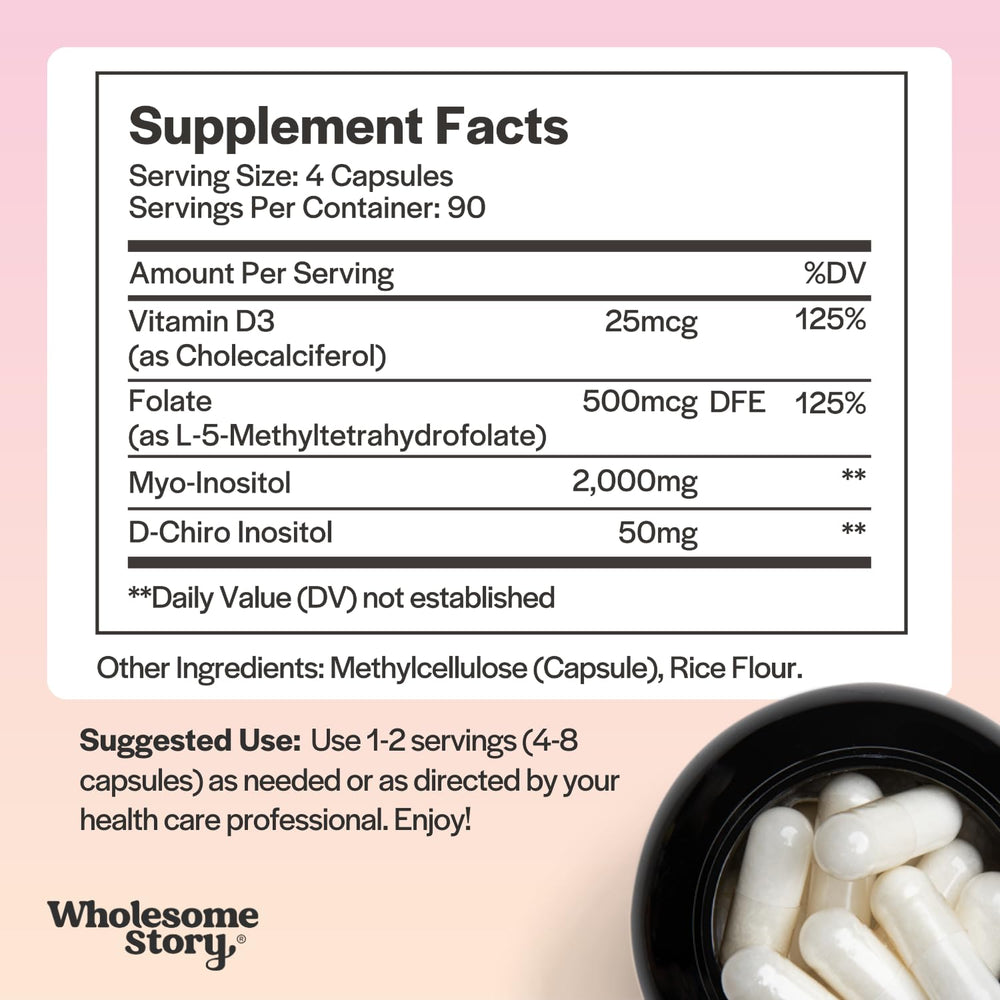 Wholesome Story vegan non-GMO capsules bottle highlighting clean-label choice.