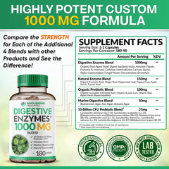 Wholesome Wellness Amylase and Bromelain enzymes tablet for efficient nutrient breakdown