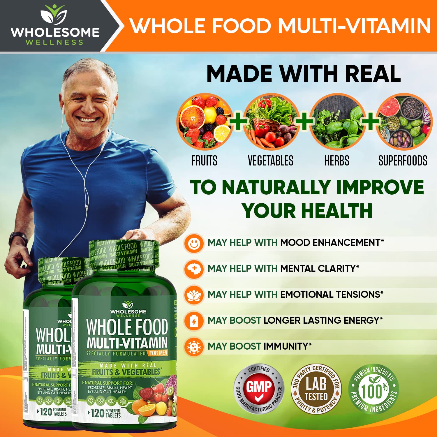 Wholesome Wellness natural ergocalciferol D3 visualization highlights vegan vitamin D source