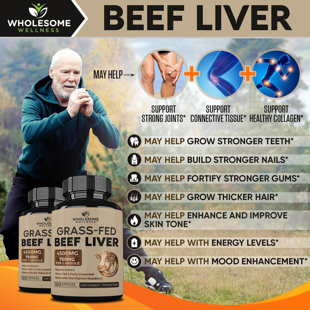 New Zealand grass-fed liver from Wholesome Wellness packaging