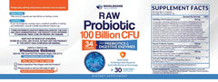 Wholesome Wellness probiotics capsules shown for easy daily use