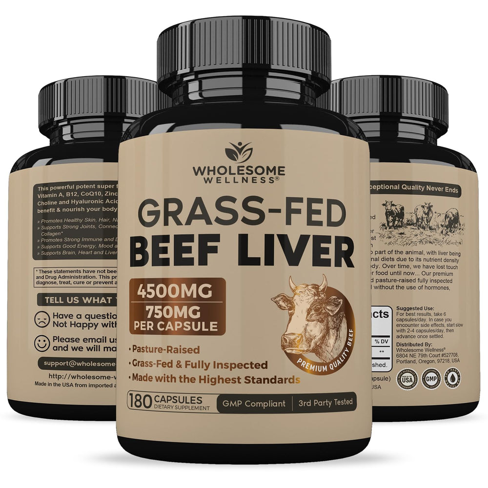 Wholesome Wellness satisfaction guarantee on liver capsules