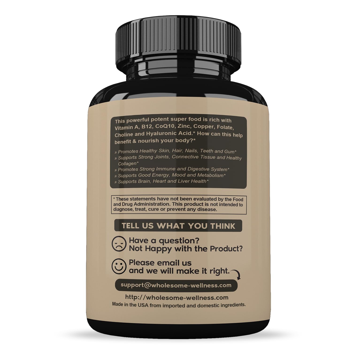 Tasteless and odorless Wholesome Wellness liver capsules for daily ease