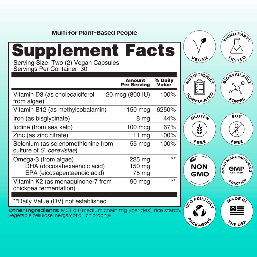 Wholier vegan omega-3 DHA/EPA two-capsule daily dose visual