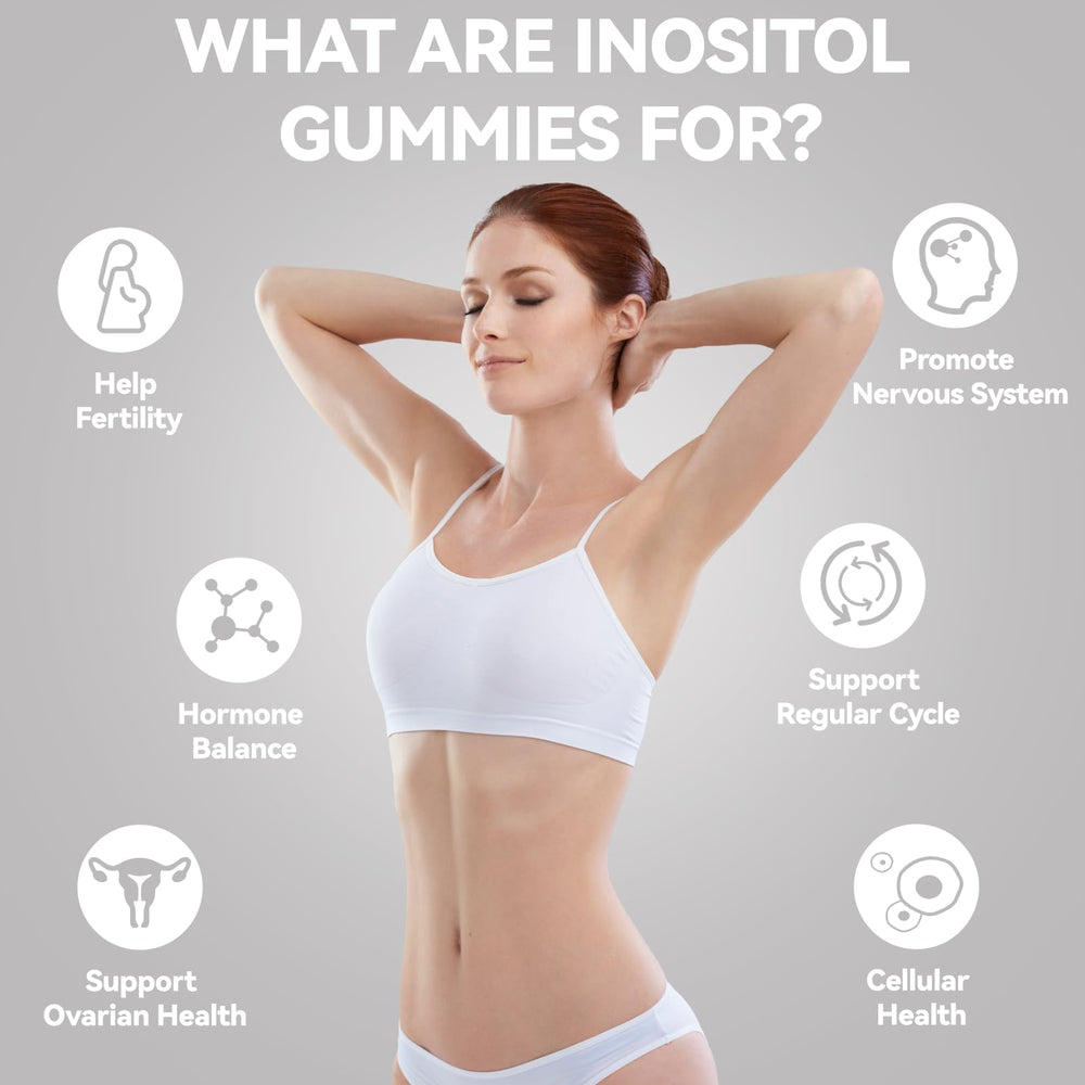 Whoyun Inositol Gummies serving scene ready for daily intake
