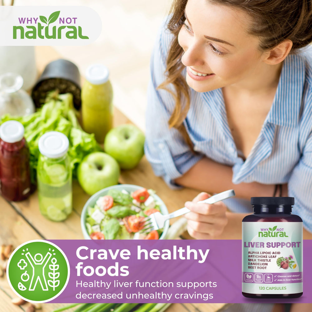 Why Not Natural beet root and dandelion powder image suggests detox and energy