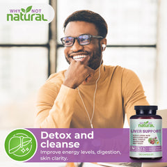 Why Not Natural 5-in-1 capsules closeup ready for daily use