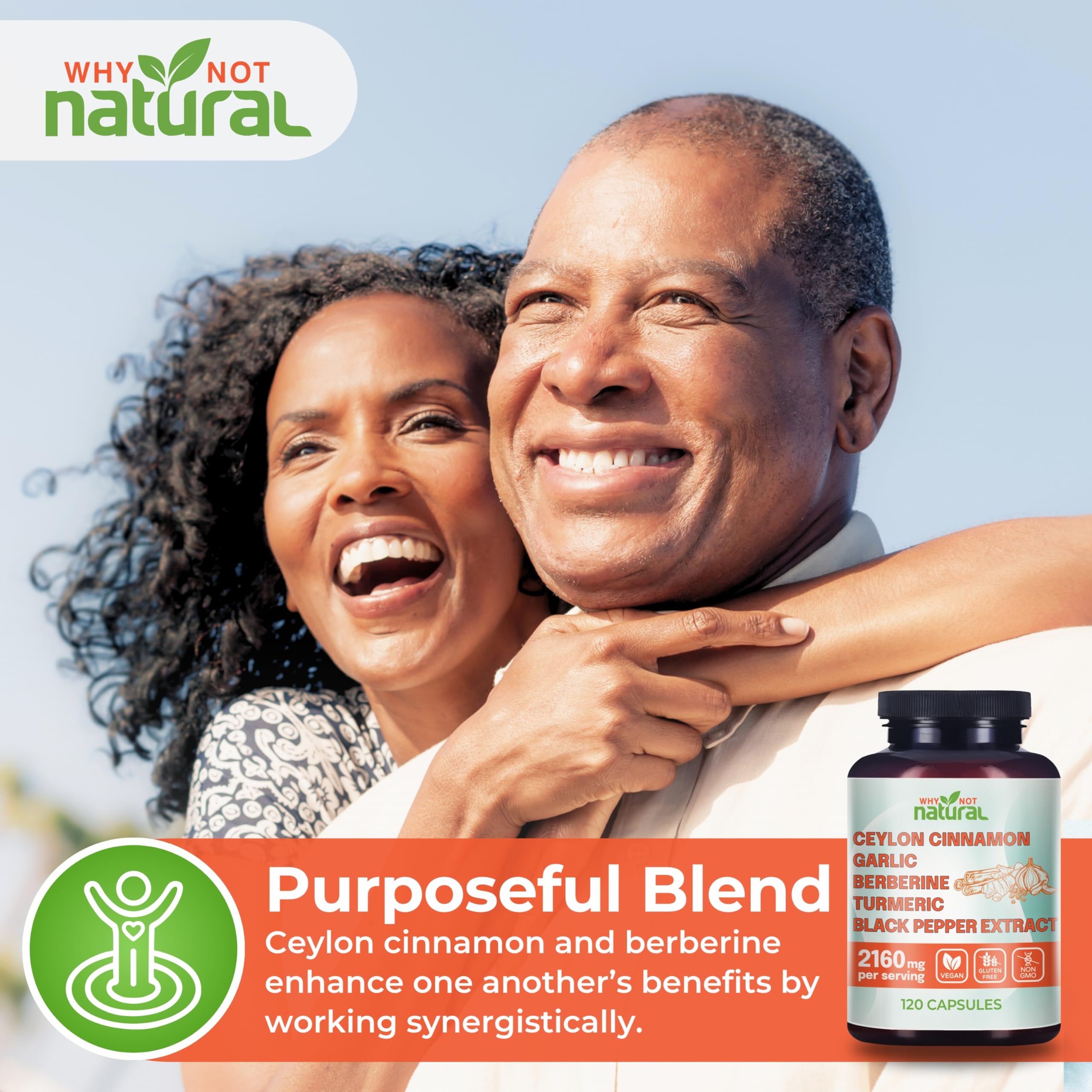 Why Not Natural garlic capsules highlighting blood flow and immune support.