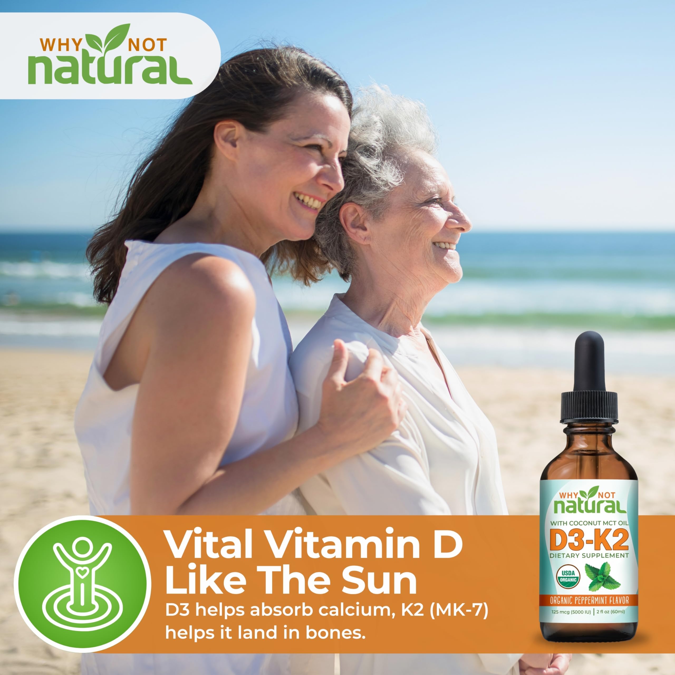 Why Not Natural MCT coconut oil base emphasizing fat friendly absorption.