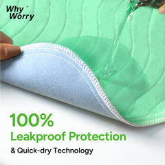 WhyWorry four-layer machine-washable design highlights durability