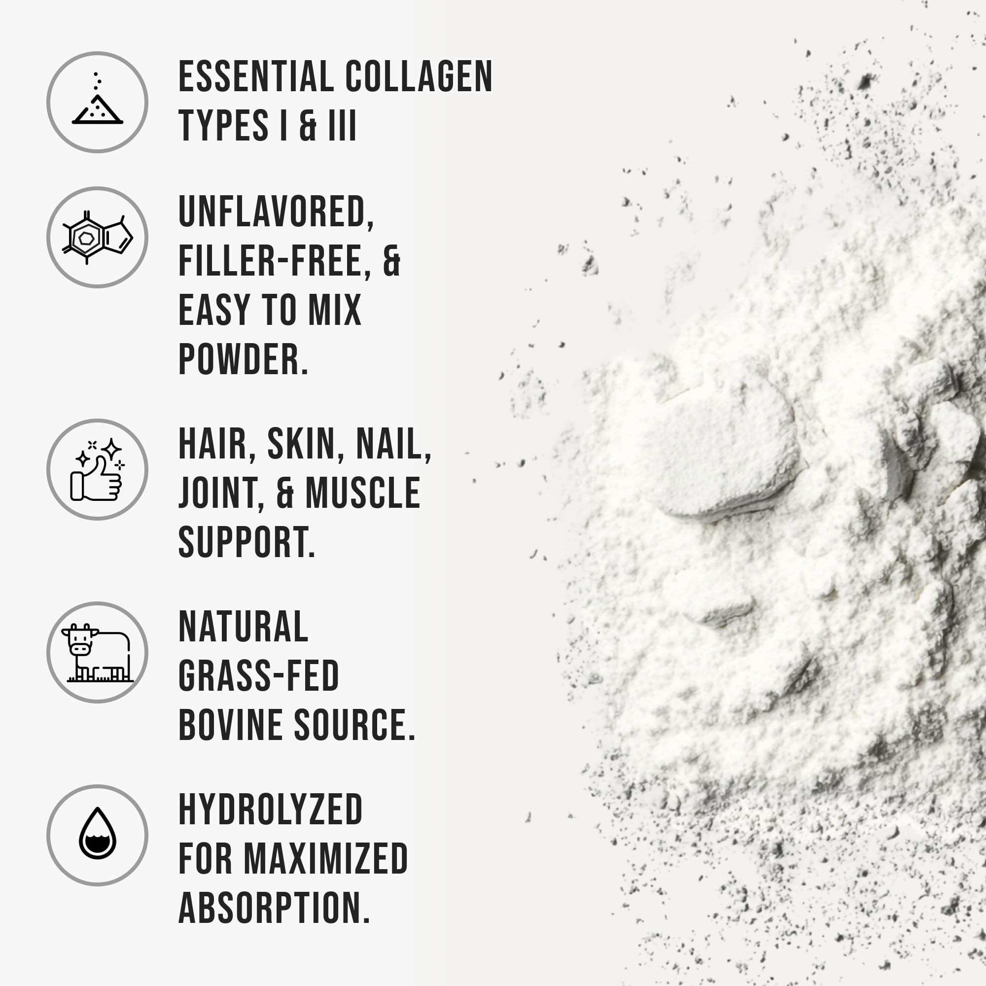 WHYZ grass-fed pasture-raised collagen from cattle for wellness routines