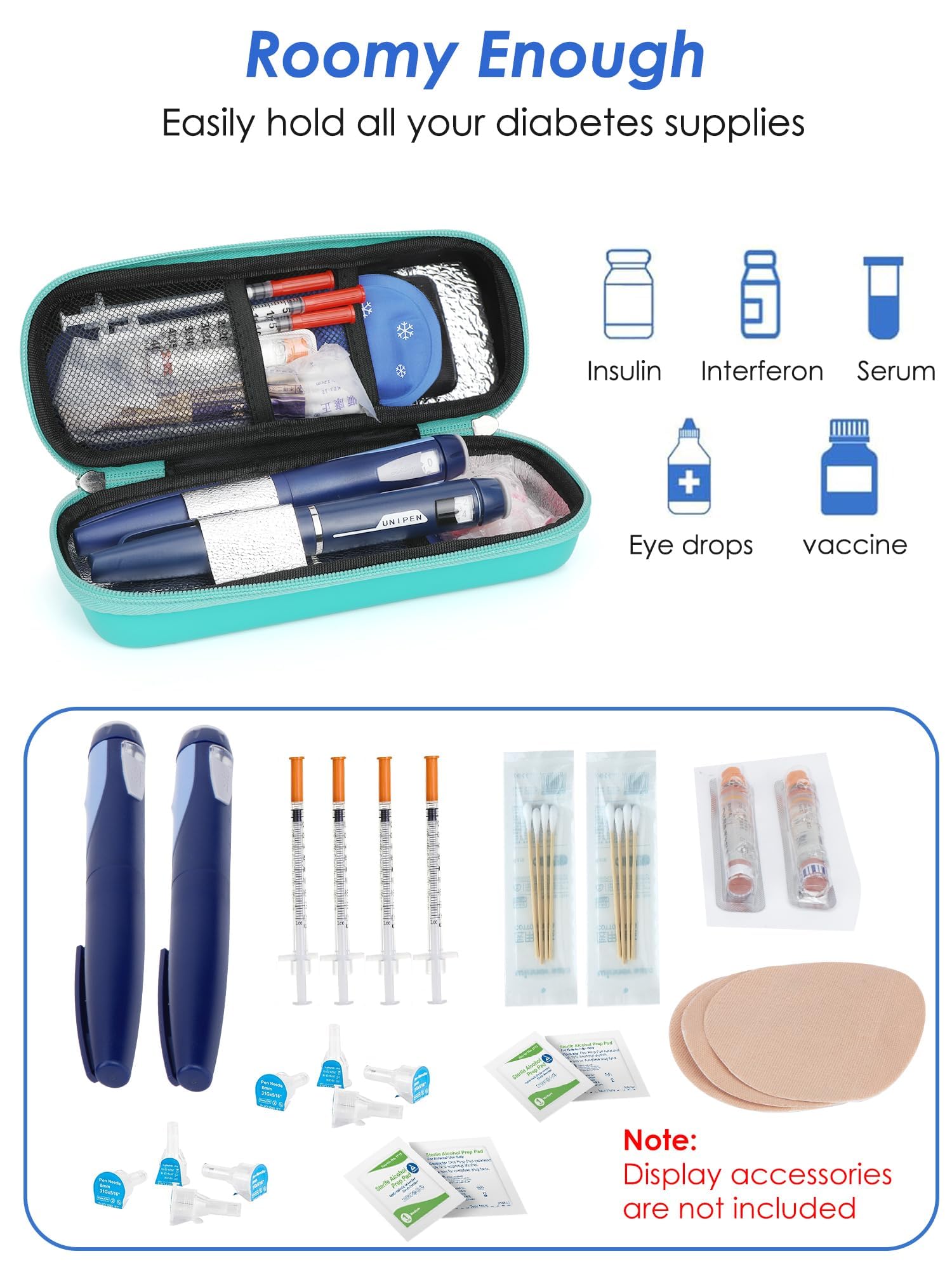 WIBOND case includes TSA-approved ice packs for airport security.