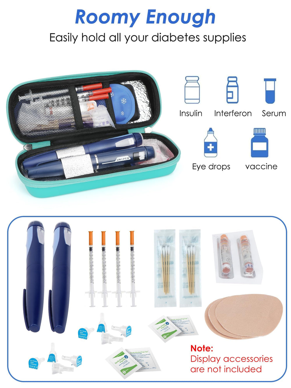 WIBOND case includes TSA-approved ice packs for airport security.