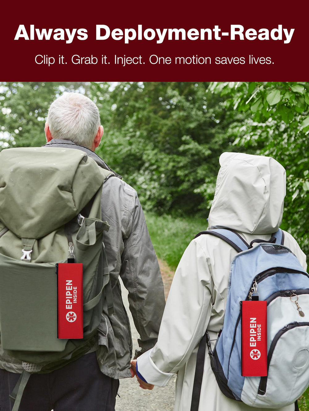 WIBOND travel-friendly Epipen case is lightweight and portable for everyday use.
