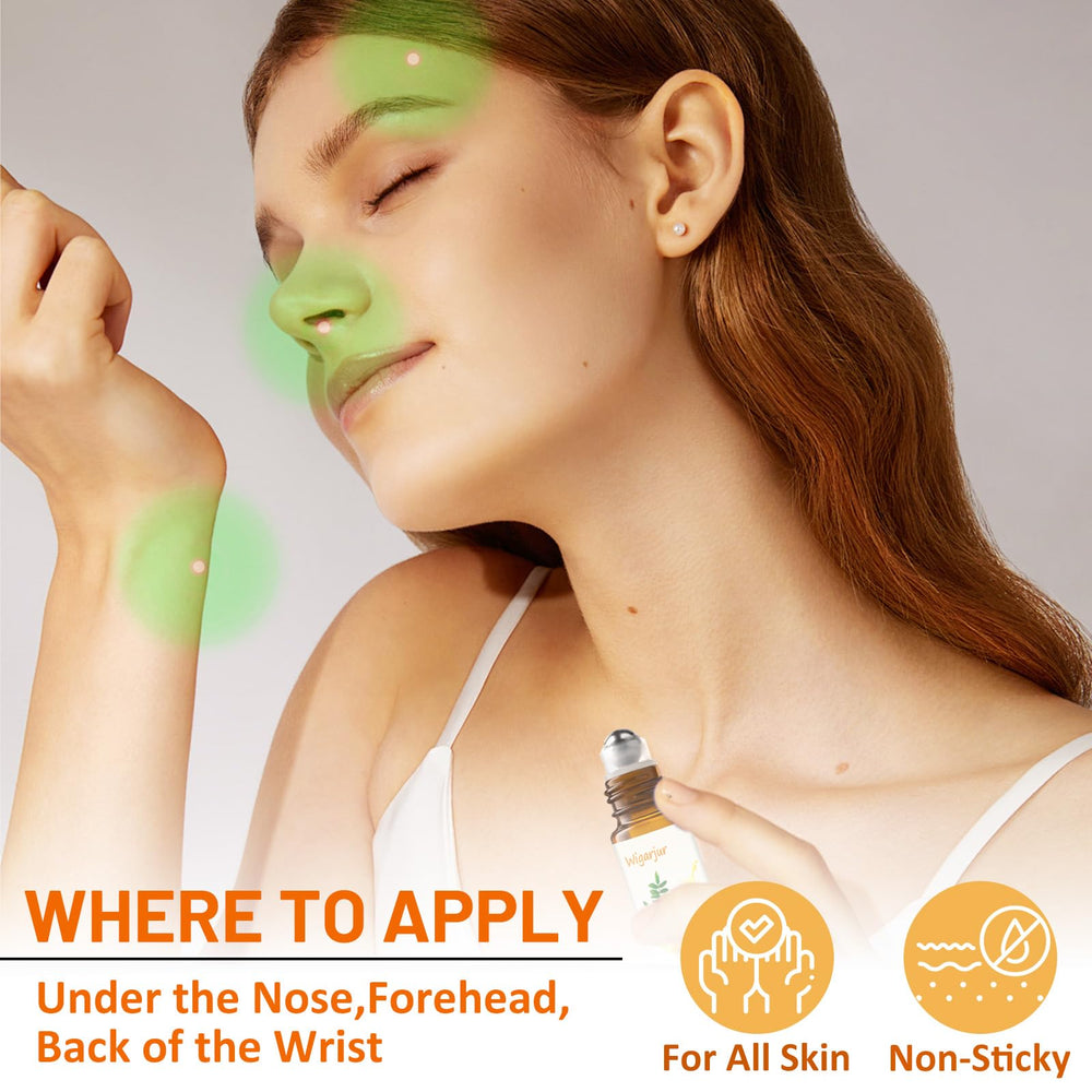 Wigarjur frankincense roll-on ingredients panel highlights natural formula