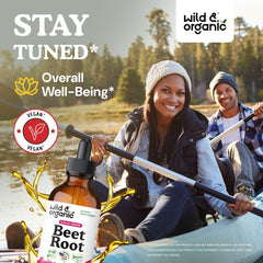 Wild & Organic drops pour showing quick serving for on-the-go routines