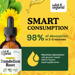 Wild & Organic label emphasizes vegan, GMO-free, and additive-free formulation.