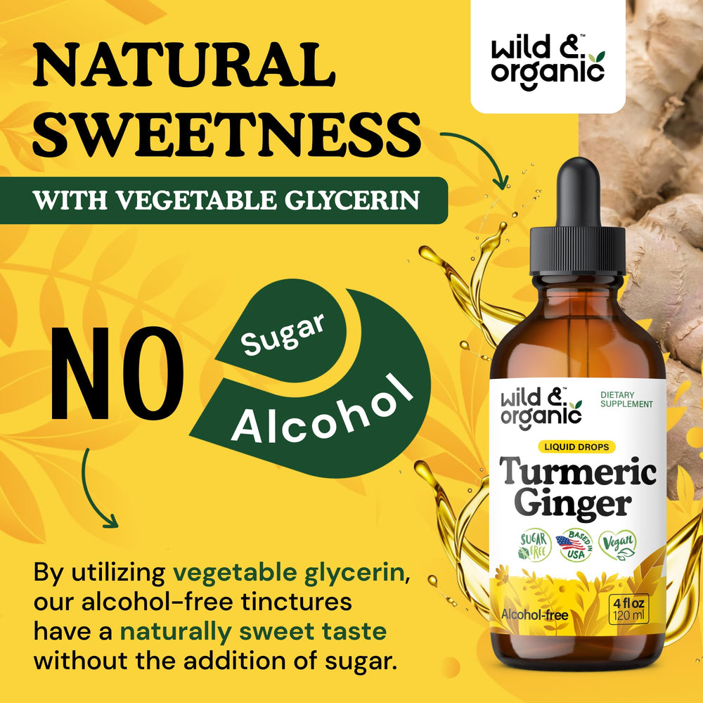 Vibrant turmeric roots indicate golden hue and natural color of the blend.