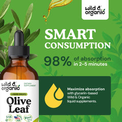 Wild & Organic vegan ingredients label confirms GMO-free and artificial-free formula
