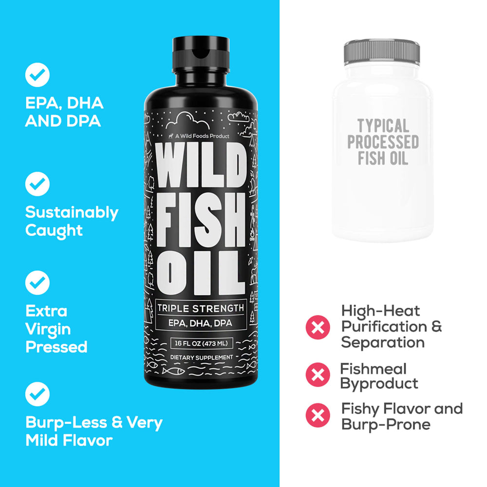 Wild Foods omega-3 lemon in smoothie to boost flavor.