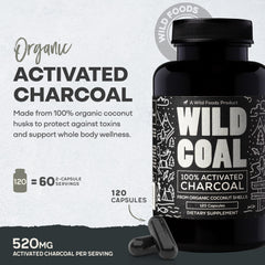 Made in USA Wild Foods charcoal capsules deliver reliable daily use