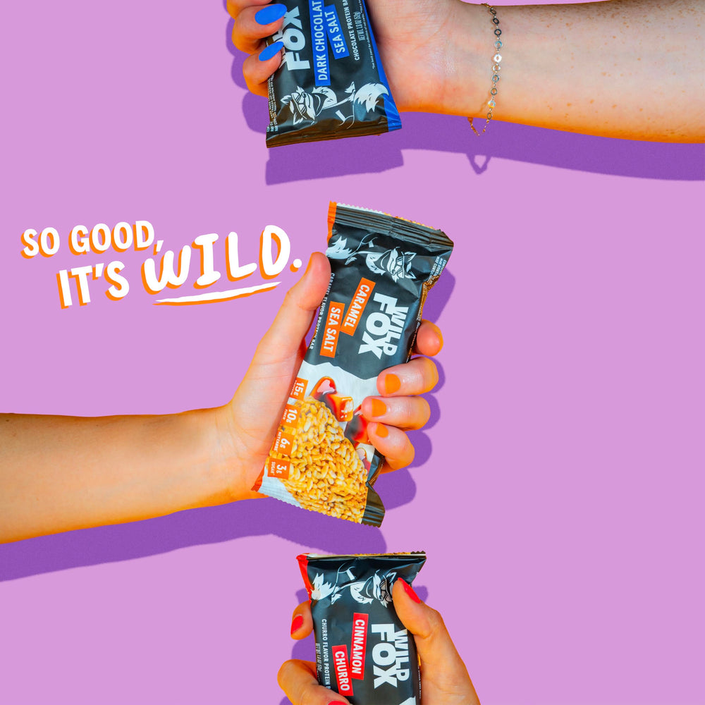 Wild Fox clean-label packaging highlights no seed oils and keto-friendly snacking.