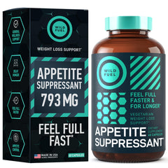 Wild Fuel appetite suppressant bottle showing daily use for cravings control