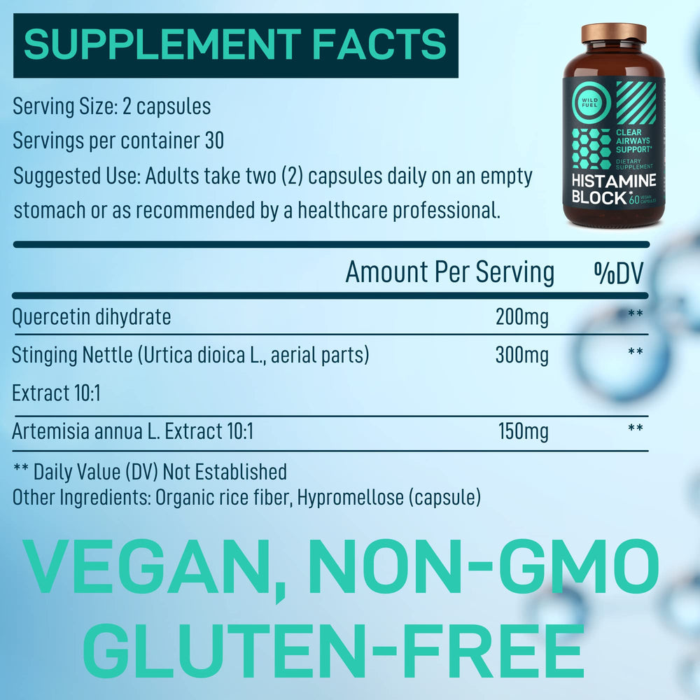 WILD FUEL quercetin capsules – convenient daily use.