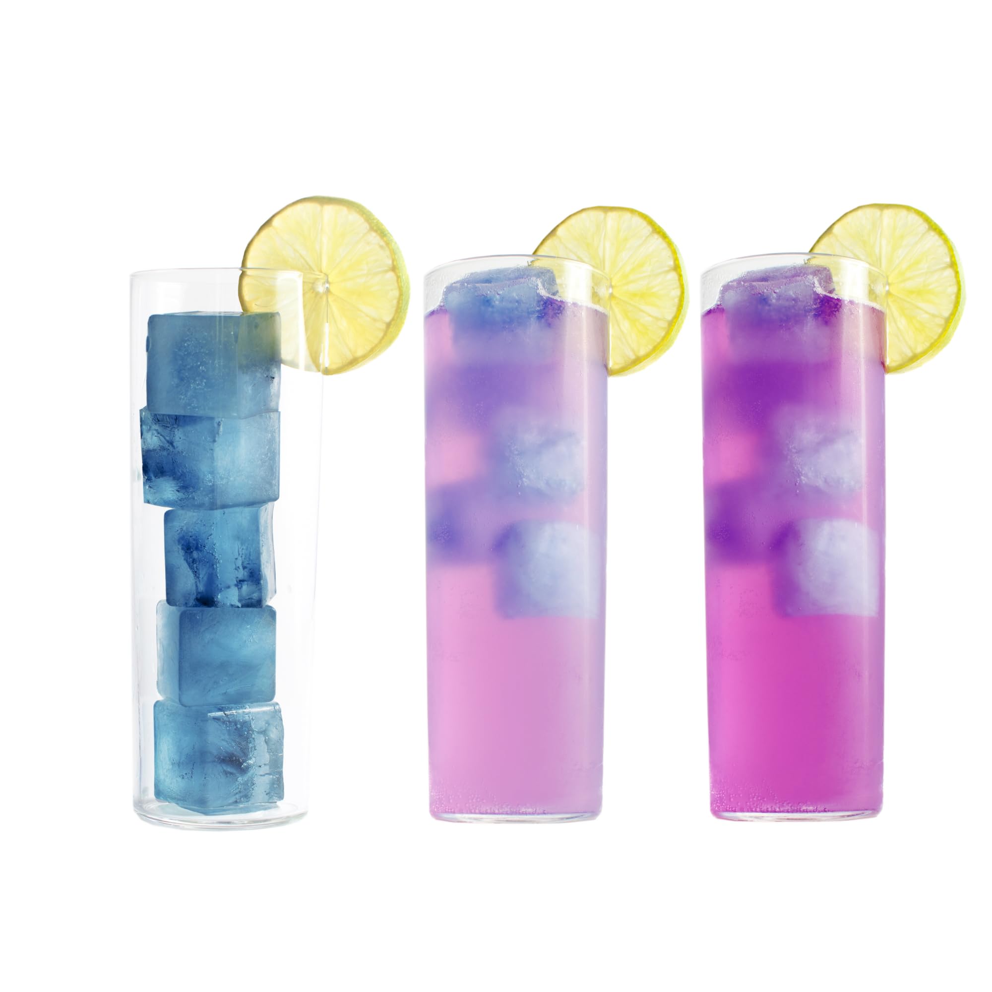 Sparkling wine with Wild Hibiscus B’Lure creates color drift in flute