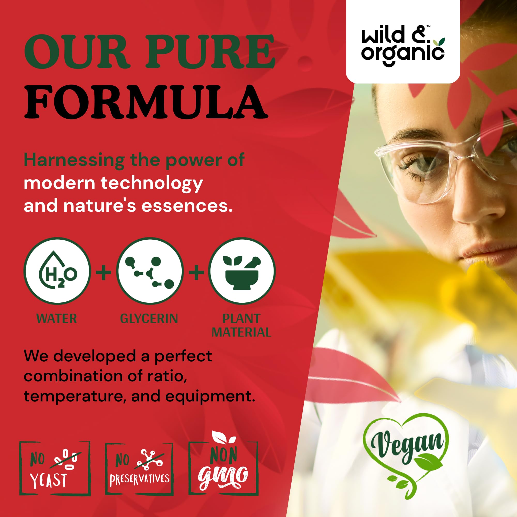 Wild & Organic berberine liquid drops alcohol-free formula gentle on digestion