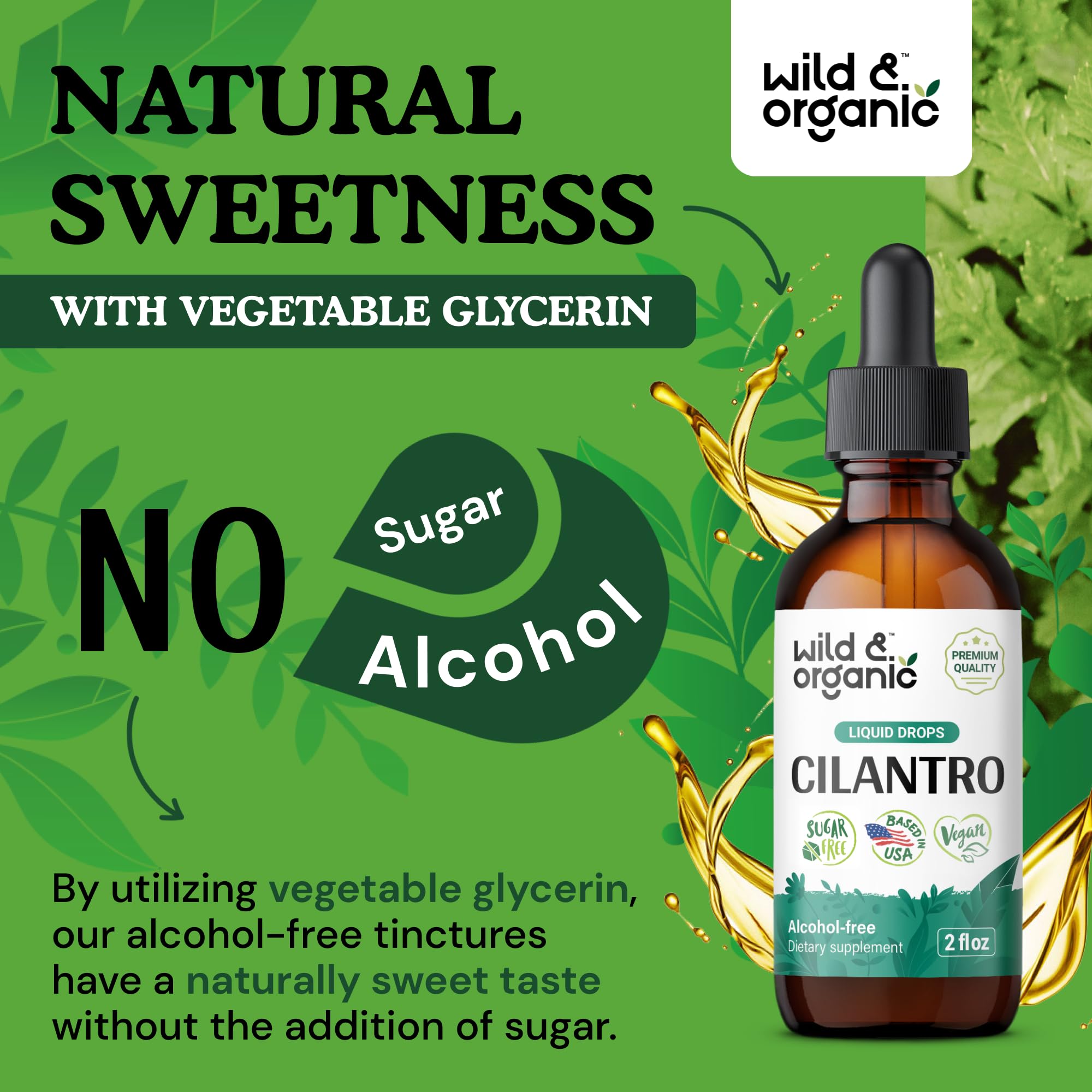 Amber bottle and green label emphasize natural detox routine.