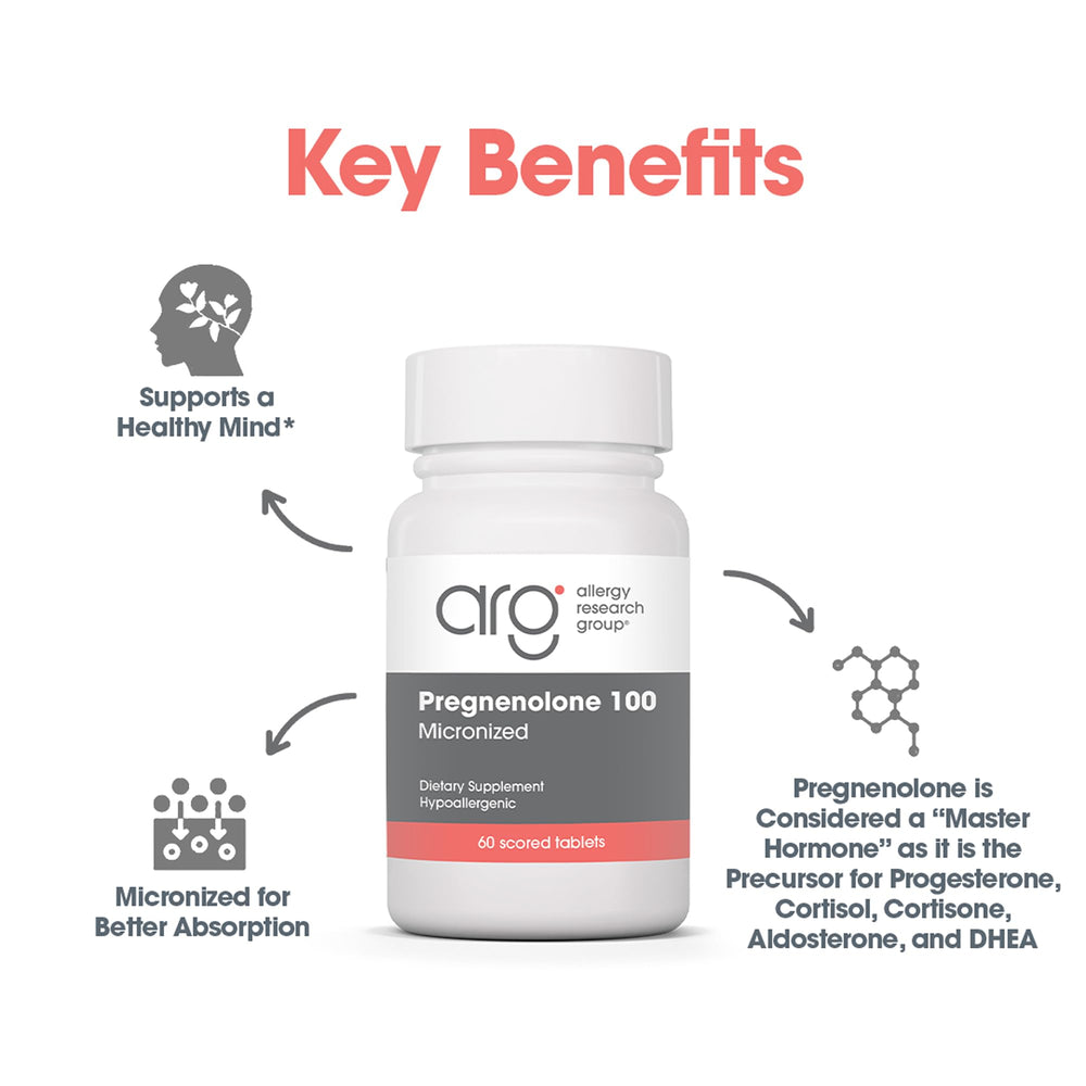 Wild yam source signals natural pregnenolone from Allergy Research Group.