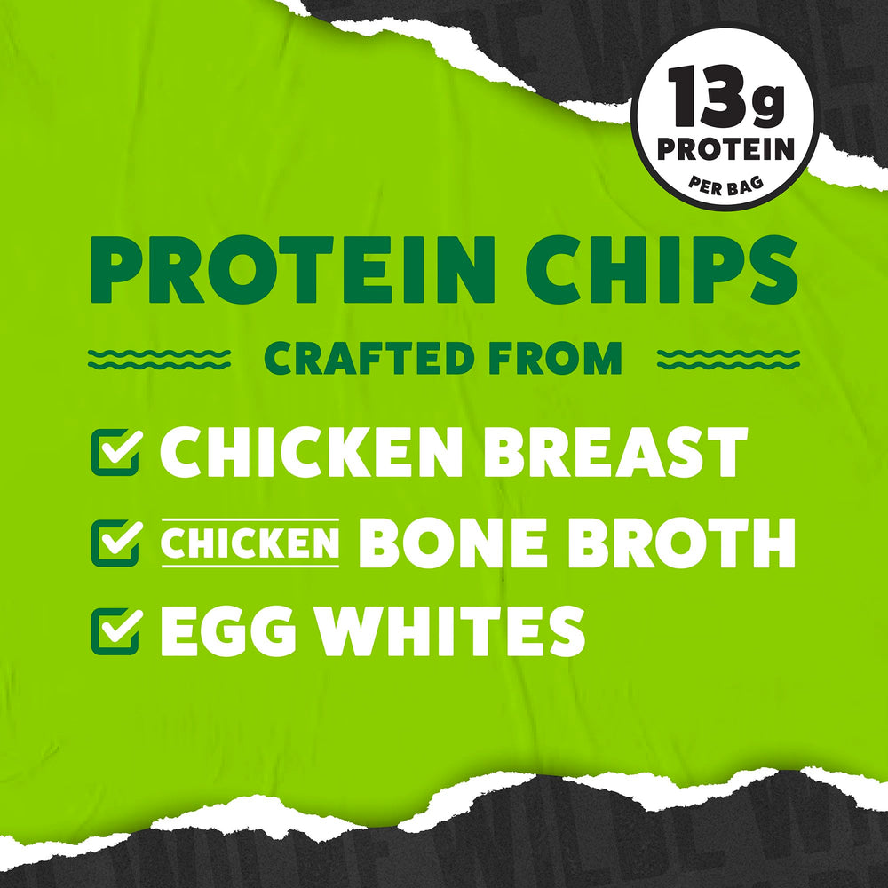 WILDE Chips gluten-free chicken snacks highlight clean ingredients for mindful eating.