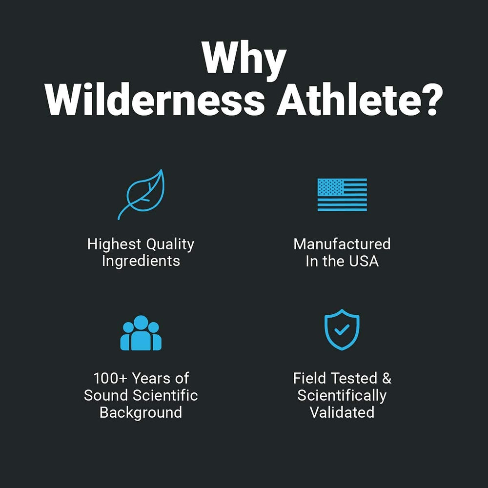 Wilderness Athlete 30-serving tub ready for training sessions.