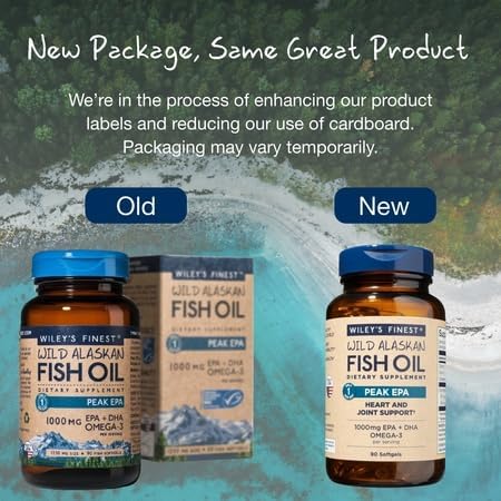 Wiley's Finest Peak EPA omega-3 provides a high-potency option for everyday heart and joint support