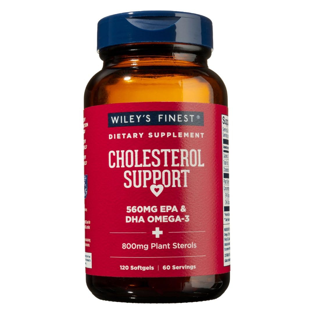 Wiley's Finest fish oil bottle highlights freshness and quality for daily support