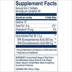 Wiley's Finest softgels close-up highlighting burpless capsules.